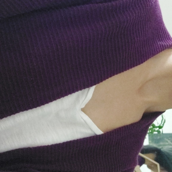 Express Textured Drop Shoulder Open Cover-up - Picture 4 of 14